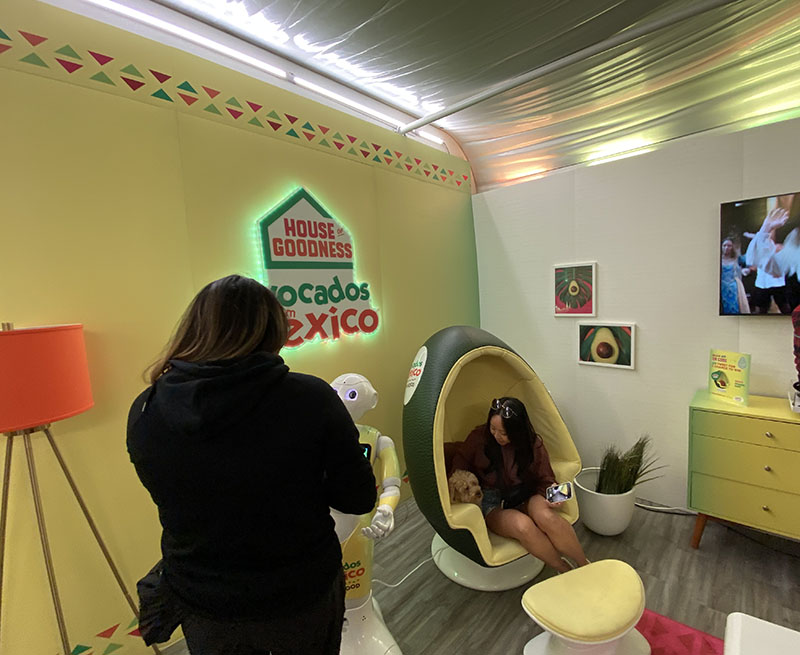 Ever dance with a Guac Bot? A look at Avocados From Mexico’s House of